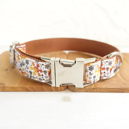 Festive Golden Dog Collar