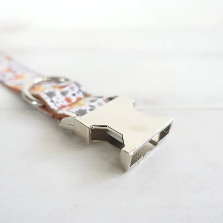 Festive Golden Dog Collar
