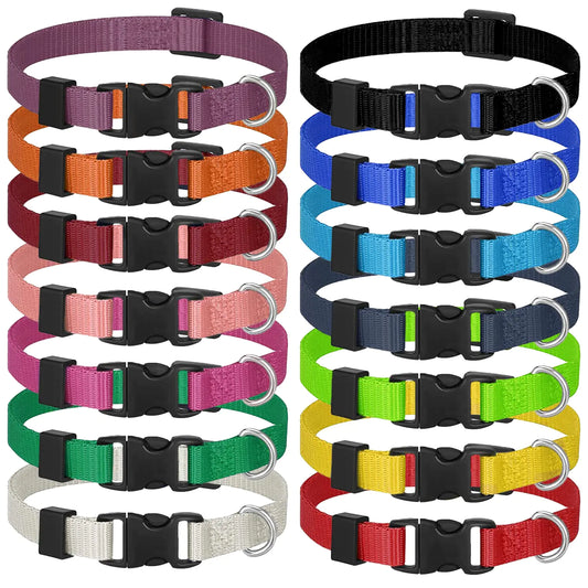 14-Pack Adjustable Puppy ID Collars
