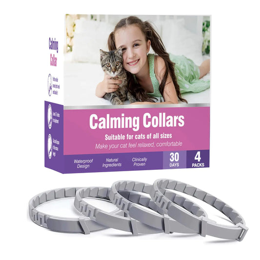 Soothing Cat Pheromone Collars 4-Pack