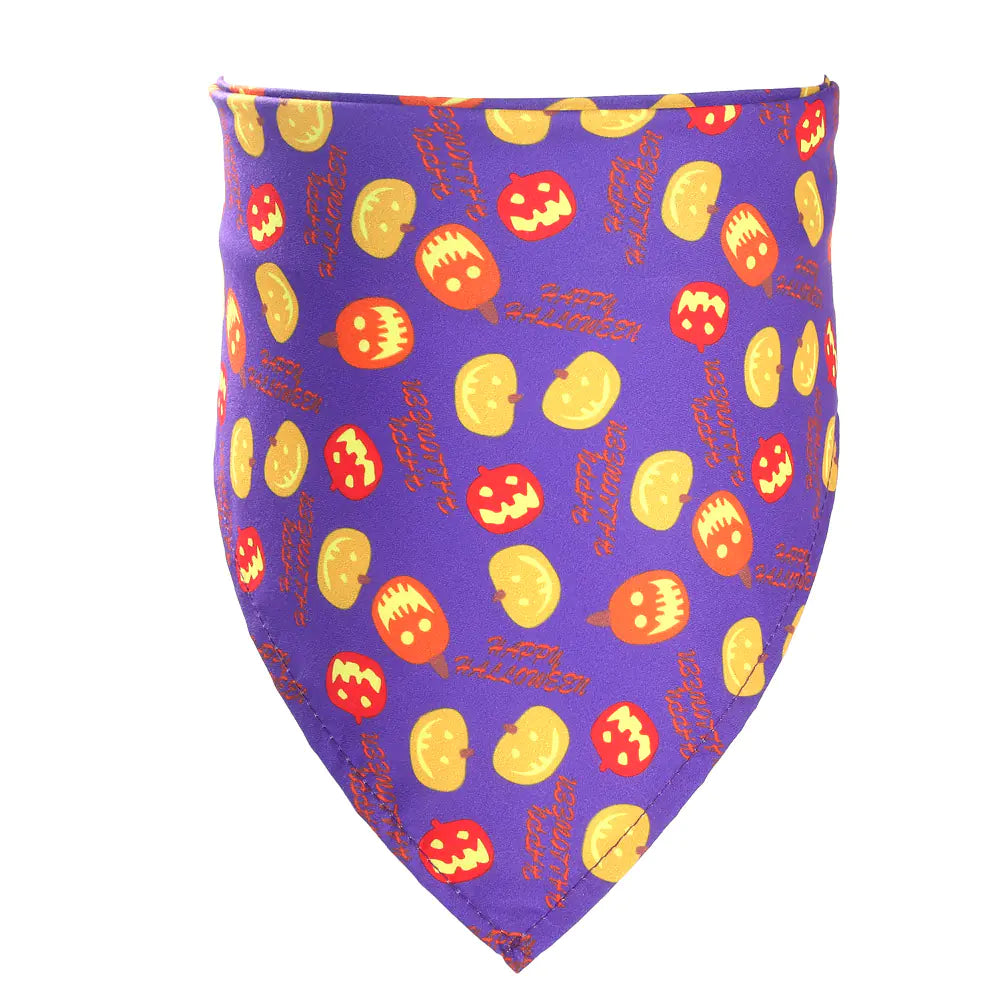 Halloween Pet Bandana for Dogs and Cats